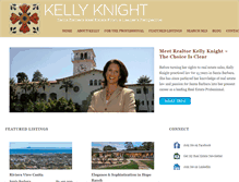 Tablet Screenshot of kellyknightrealestate.com